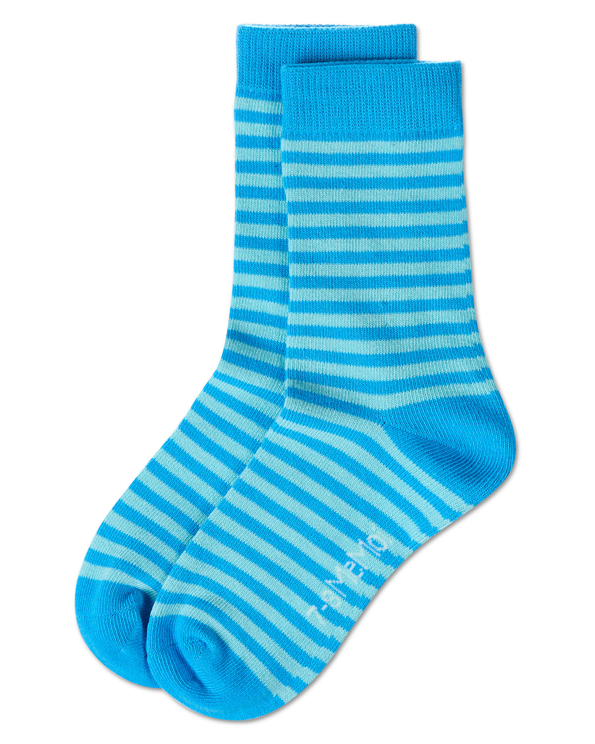 Thin Stripe Cotton Blend Boys Crew Sock
