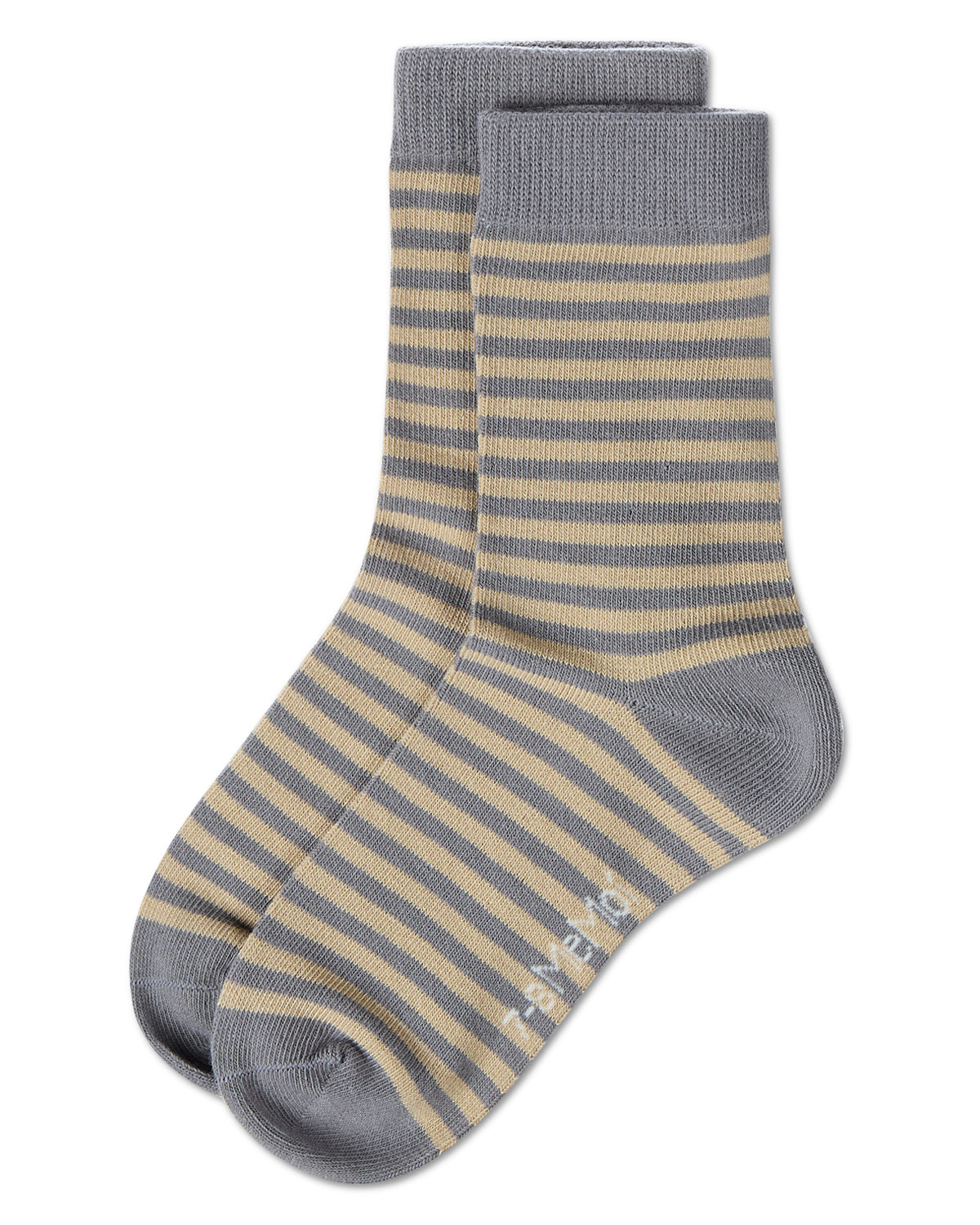 Thin Stripe Cotton Blend Boys Crew Sock
