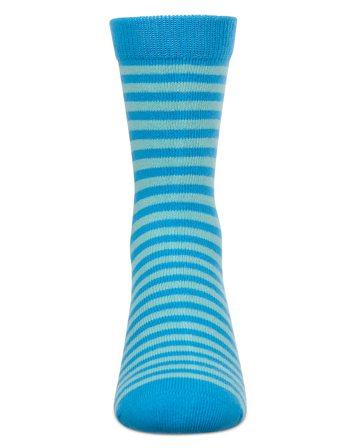 Thin Stripe Cotton Blend Boys Crew Sock