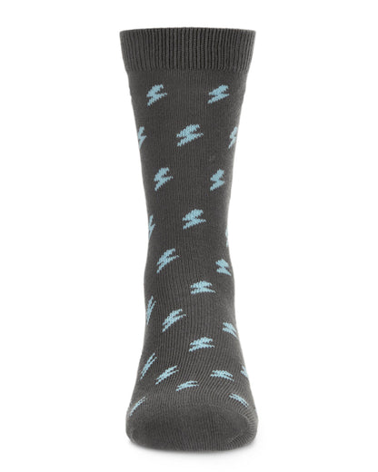 Boys' Lightning Bolt Crew Socks