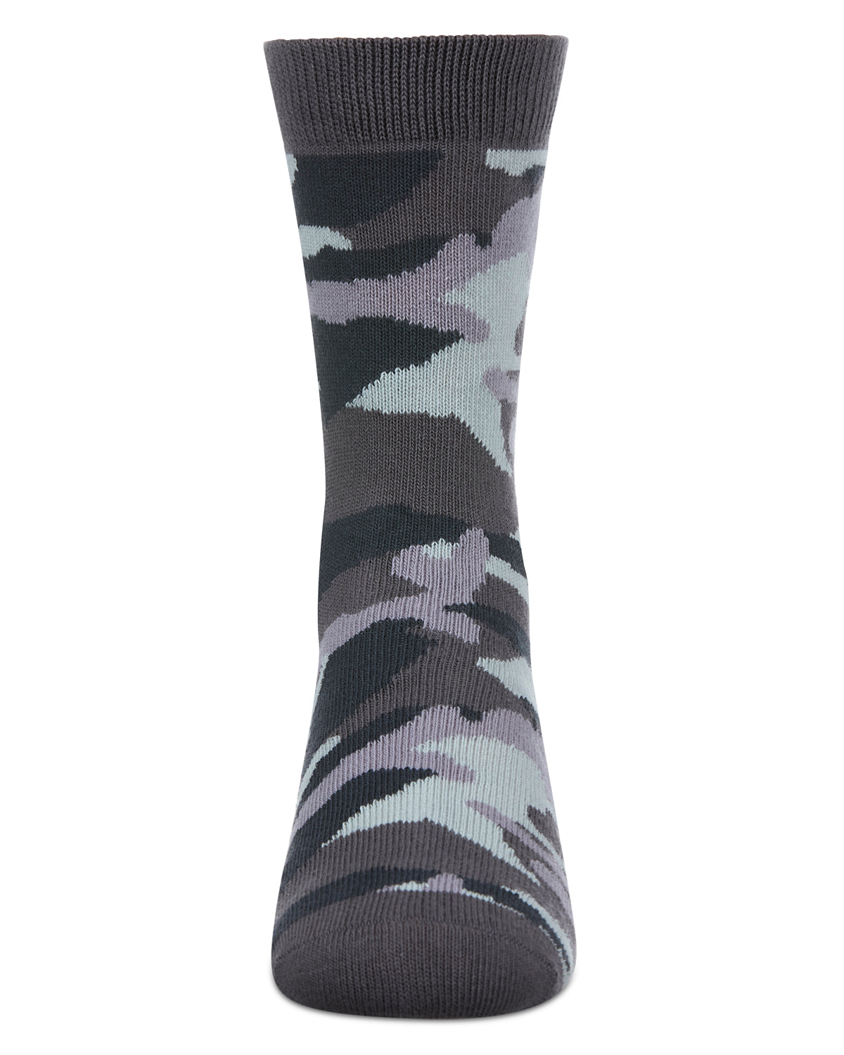 Boys Camouflage-Pattern Cotton-Rich Crew Socks