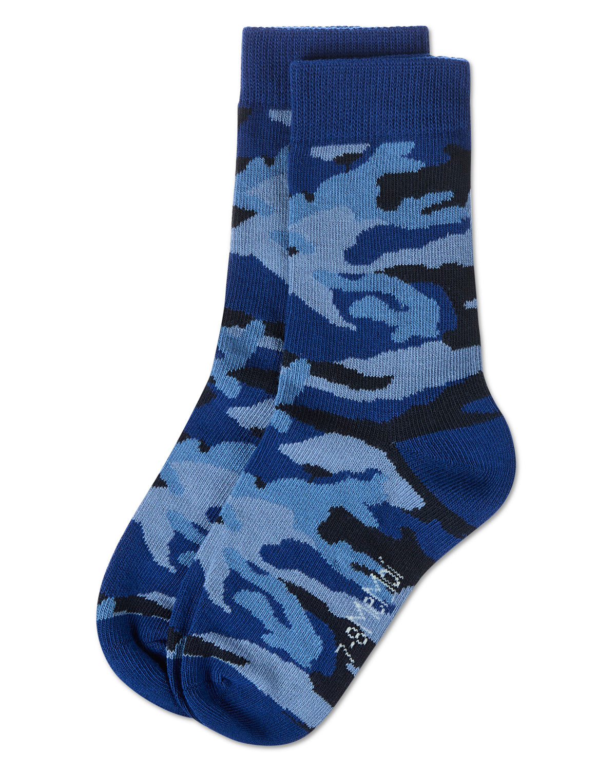 Boys Camouflage-Pattern Cotton-Rich Crew Socks