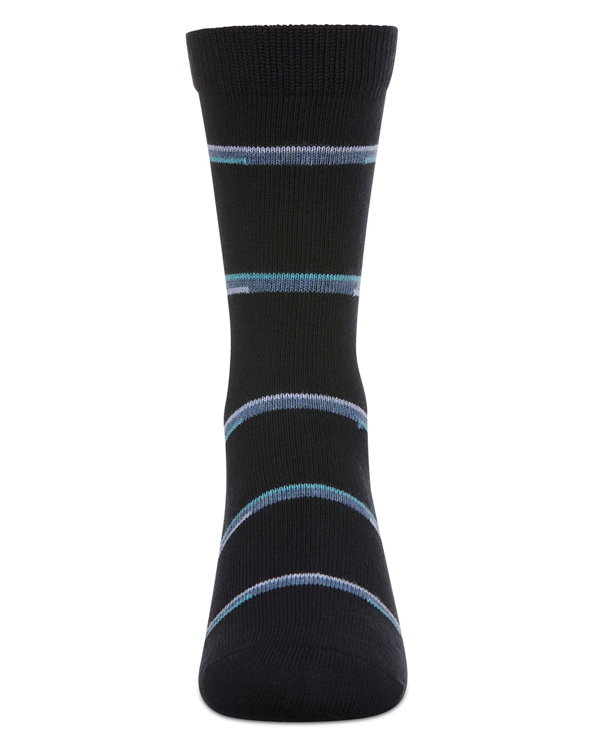 Spacedye Stripe Boys Cotton Blend Crew Sock