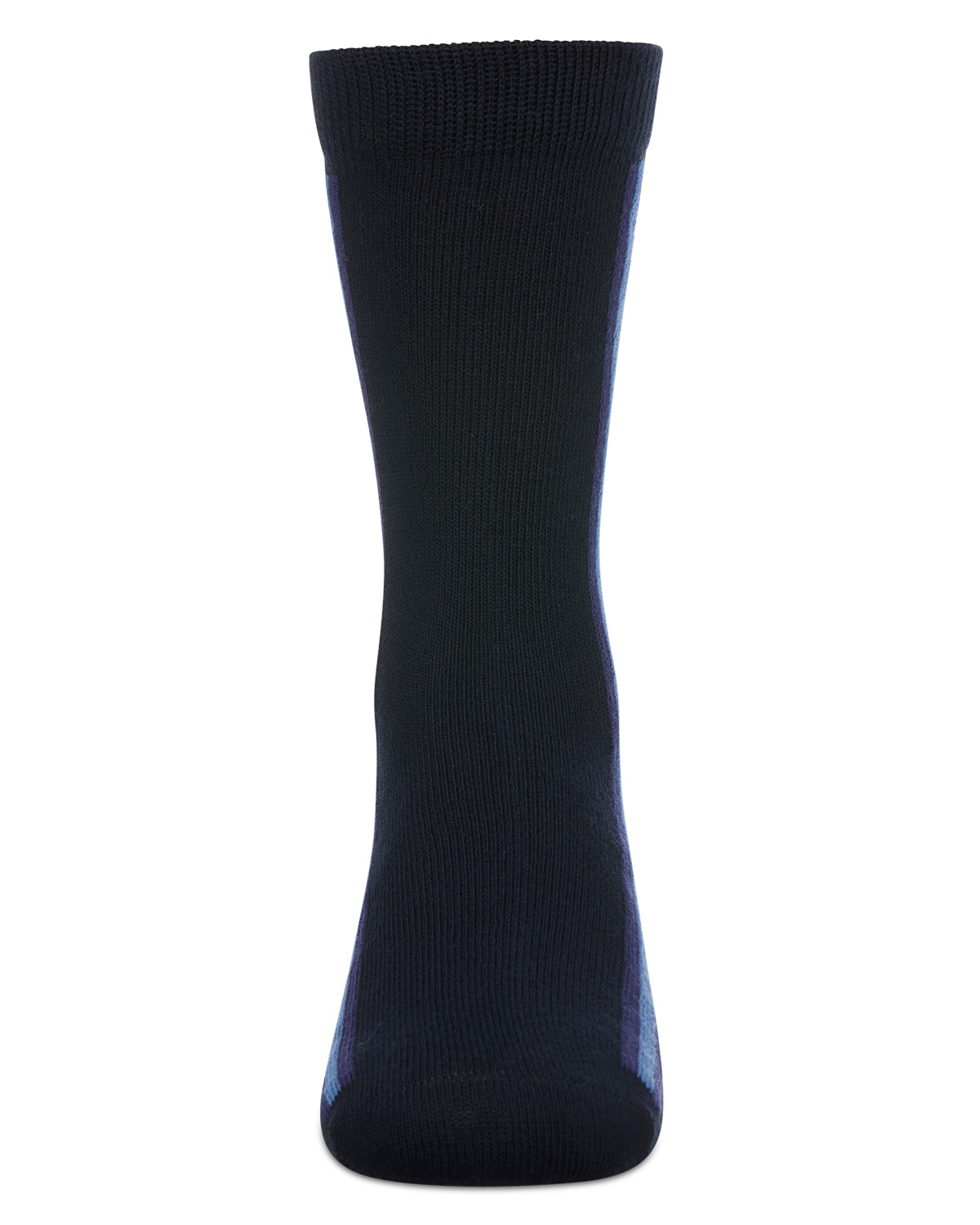 Boys Side-Stripe Cotton-Rich Fine-Gauge Crew Sock