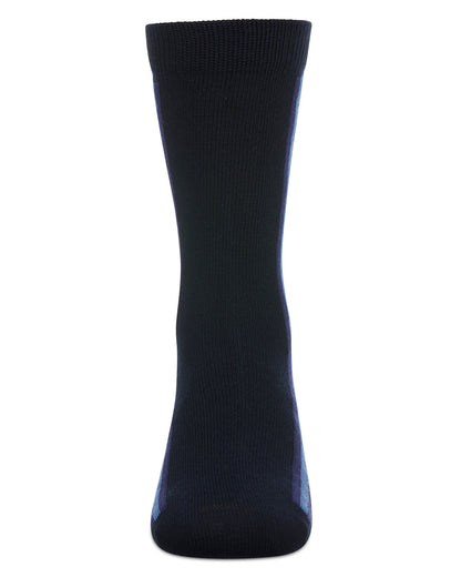 Boys Side-Stripe Cotton-Rich Fine-Gauge Crew Sock