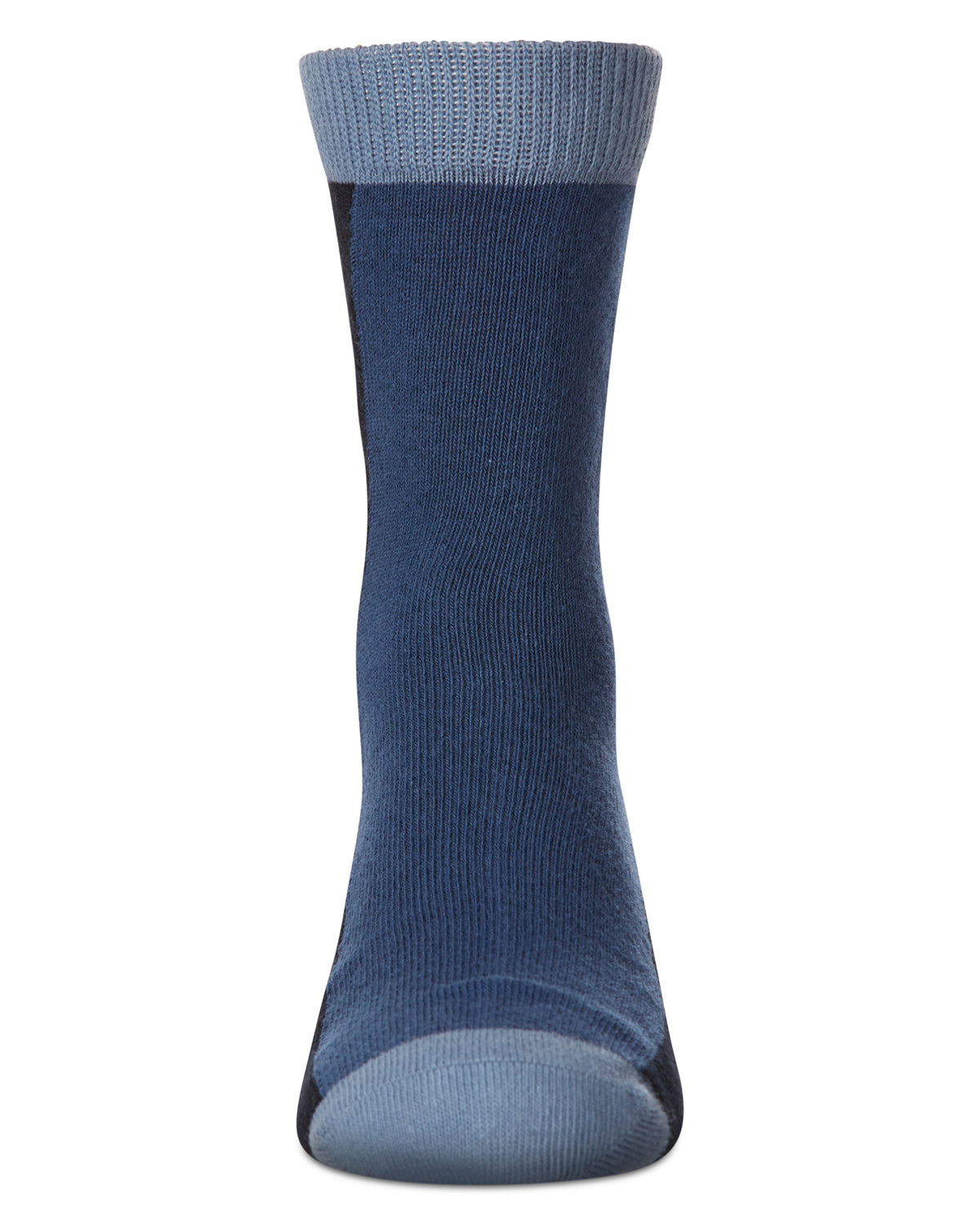 Boys Color-Block Cotton-Rich Fine-Gauge Crew Sock