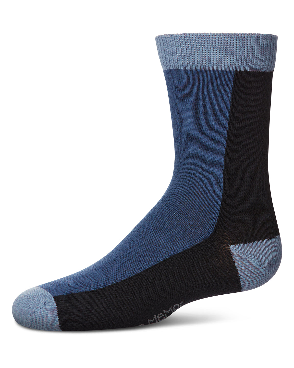 Boys Color-Block Cotton-Rich Fine-Gauge Crew Sock