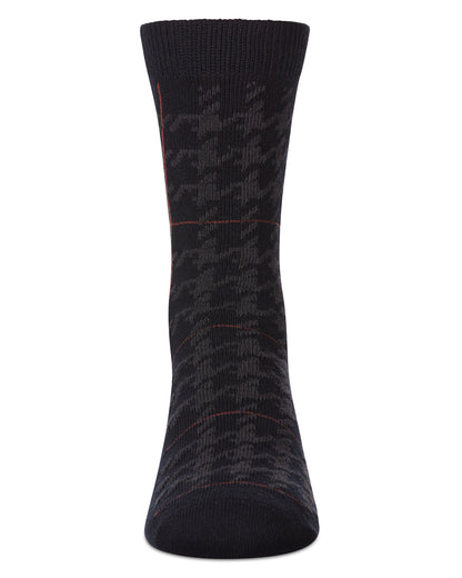 Boys' Hounds Plaid Dress Socks