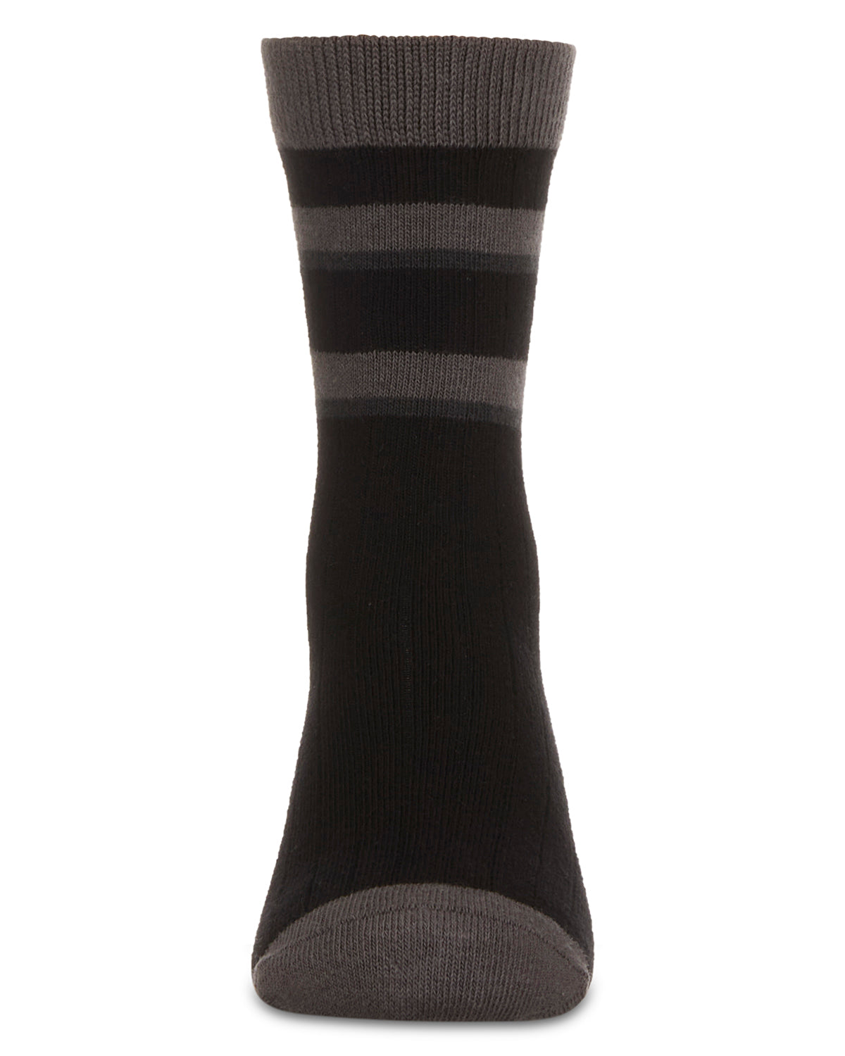Boys Tonal Stripe Cotton Rich Crew Sock