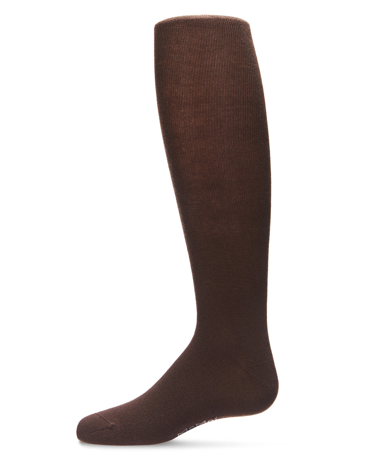Girls Ribbed Classic Cotton-Rich Solid-Color Knee High Sock