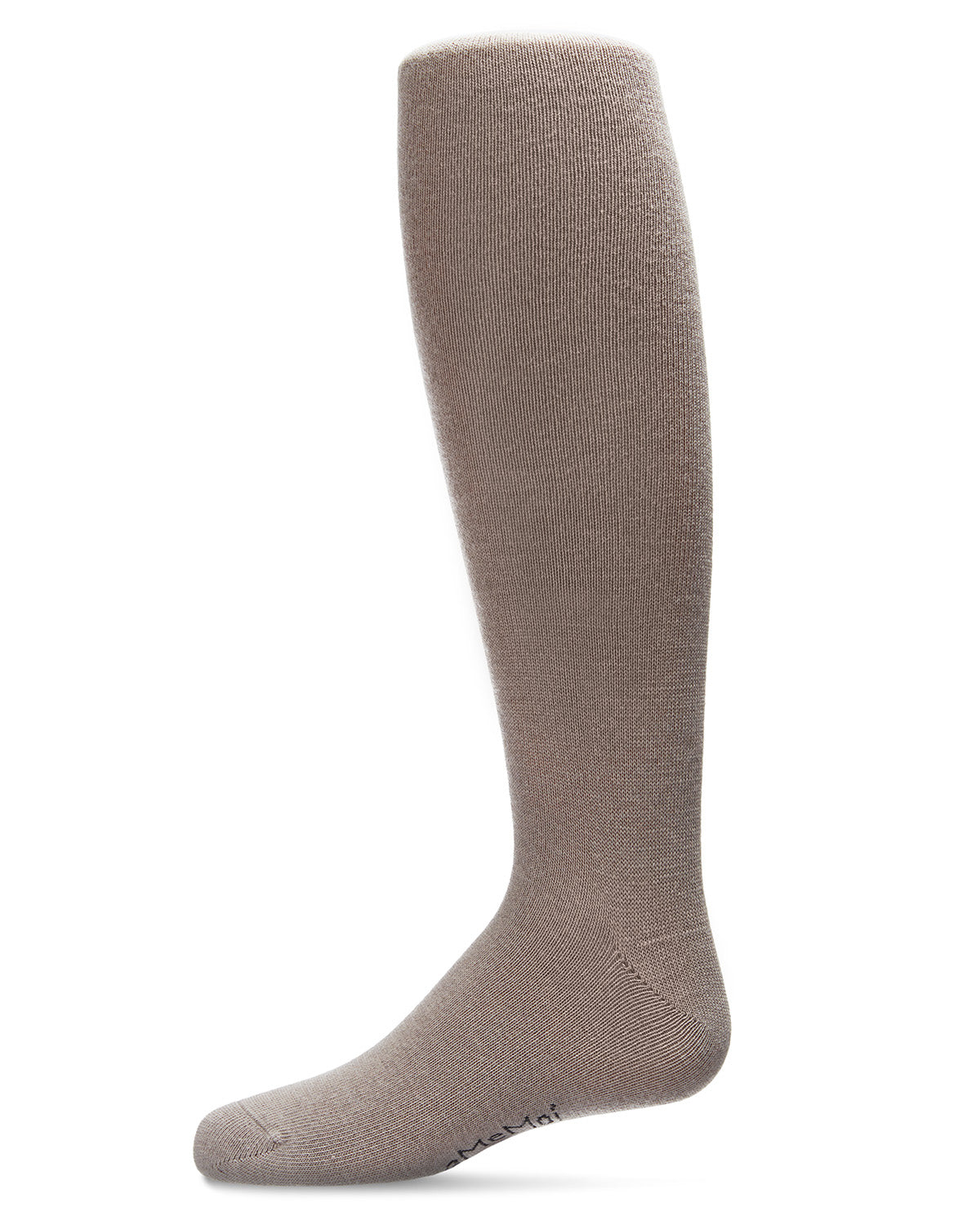 Girls Ribbed Classic Cotton-Rich Solid-Color Knee High Sock