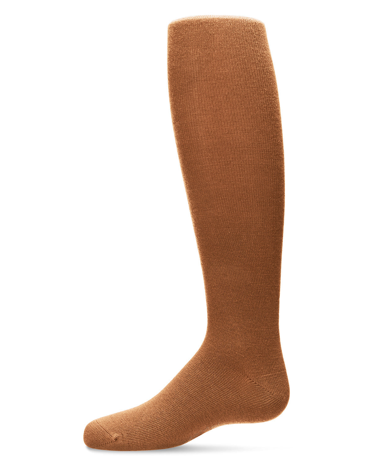 Girls Ribbed Classic Cotton-Rich Solid-Color Knee High Sock