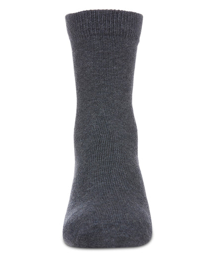 Kids' Basic Cotton Blend Crew Socks