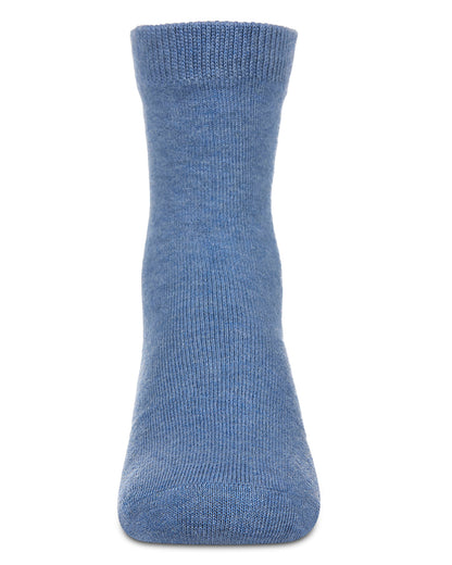 Kids' Basic Cotton Blend Crew Socks