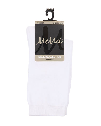 Kids' Basic Cotton Blend Crew Socks