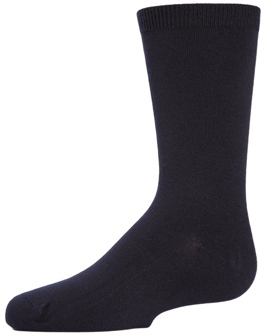Unisex Kids' Basic Modal Crew Socks