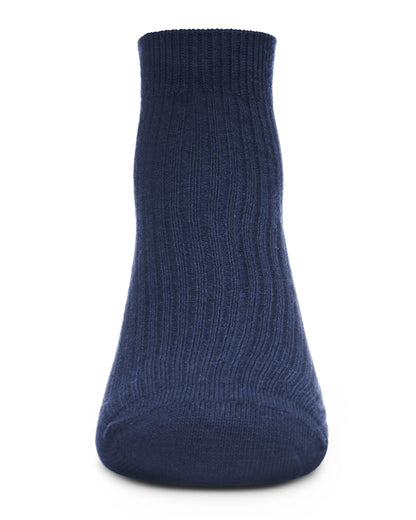 Thin Ribbed Cotton Kids Anklet Sock