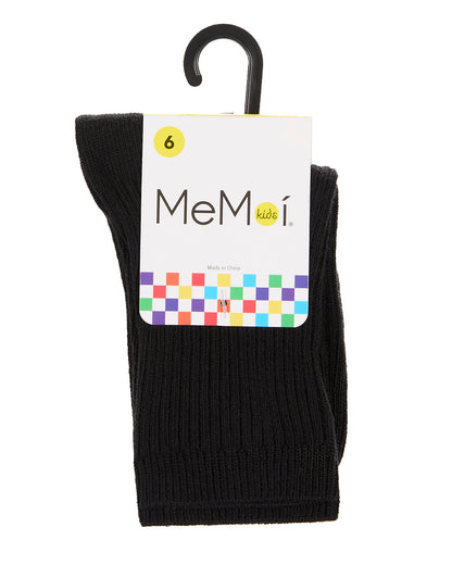 Kids Unisex Ribbed Cotton Rich Crew Socks