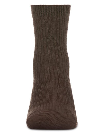Kids Unisex Ribbed Cotton Rich Crew Socks