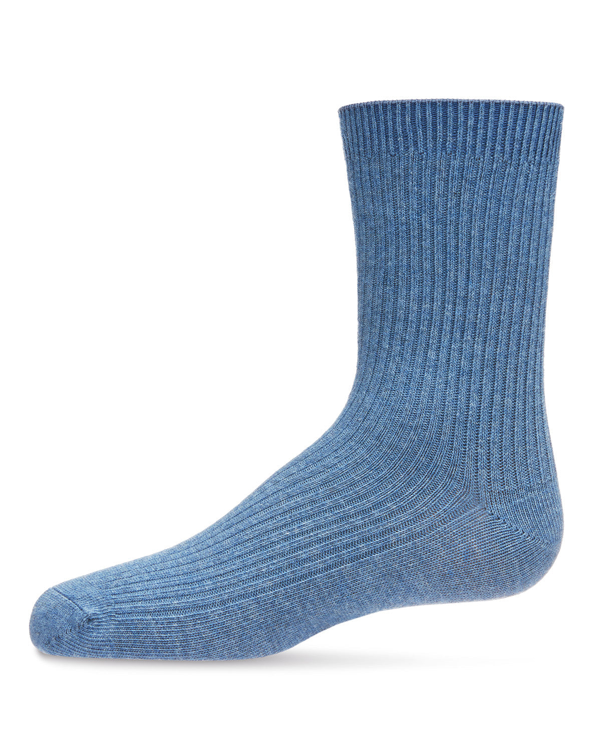 Kids Unisex Ribbed Cotton Rich Crew Socks