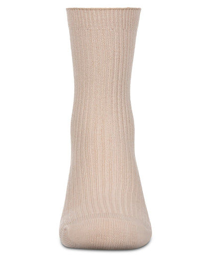 Kids Unisex Ribbed Cotton Rich Crew Socks