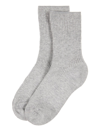 Kids Unisex Ribbed Cotton Rich Crew Socks
