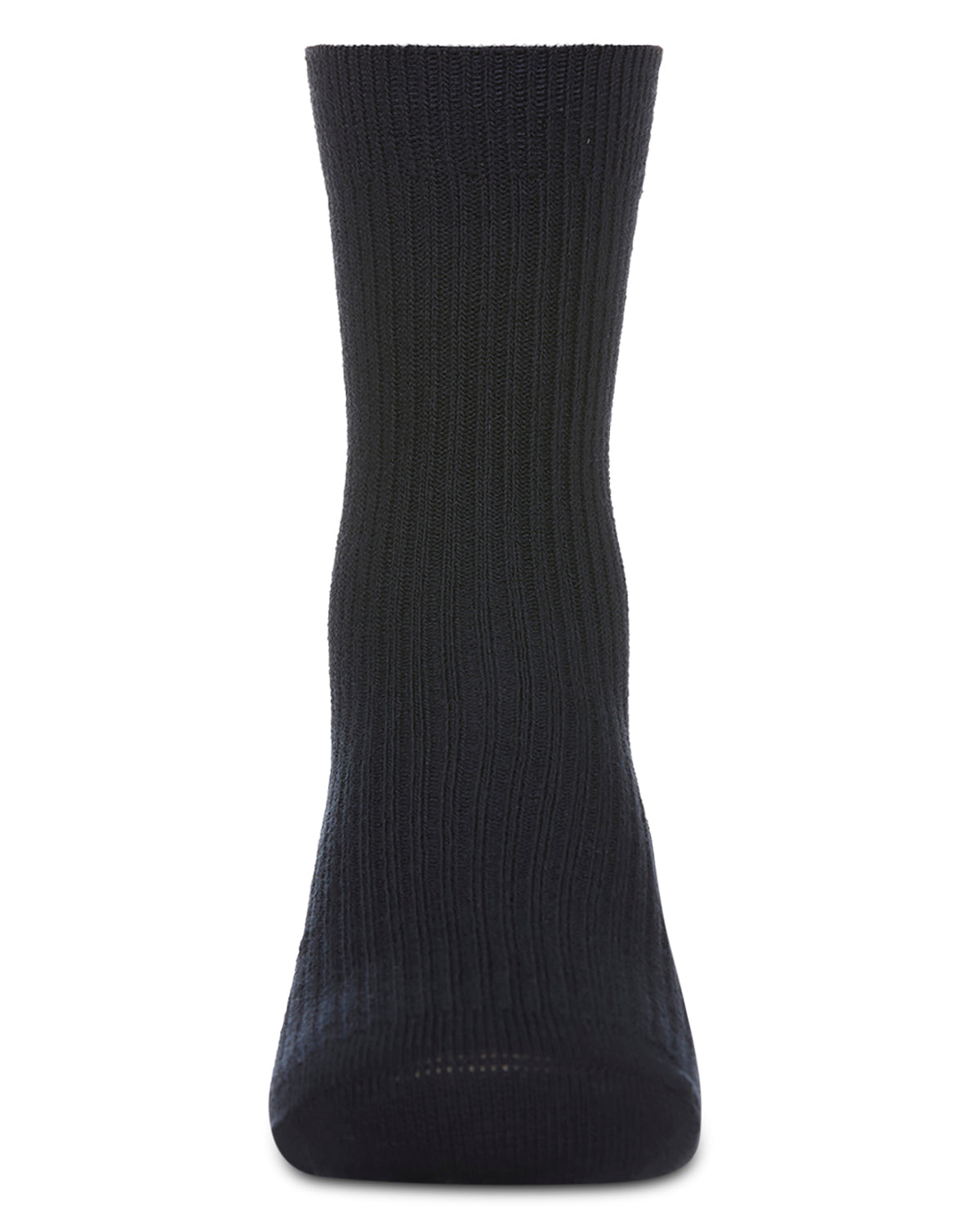 Kids Unisex Ribbed Cotton Rich Crew Socks
