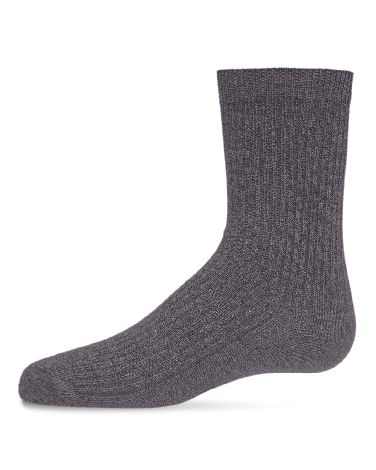 Kids Unisex Ribbed Cotton Rich Crew Socks