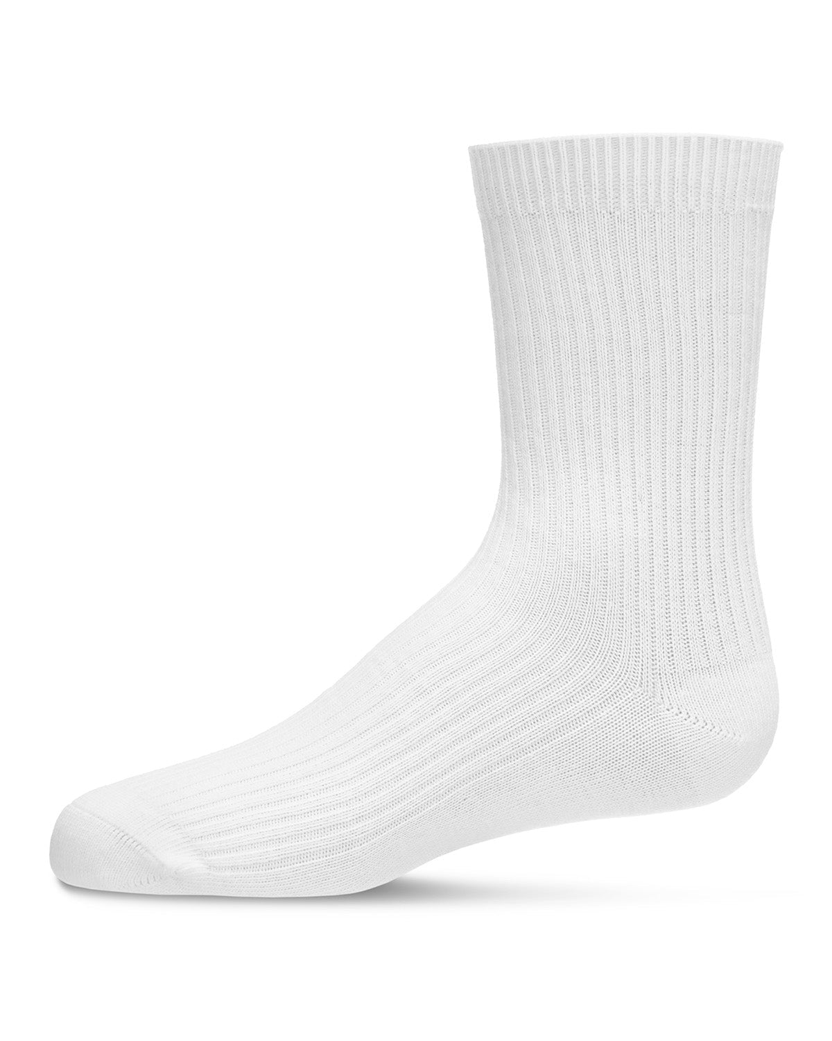 Kids Unisex Ribbed Cotton Rich Crew Socks