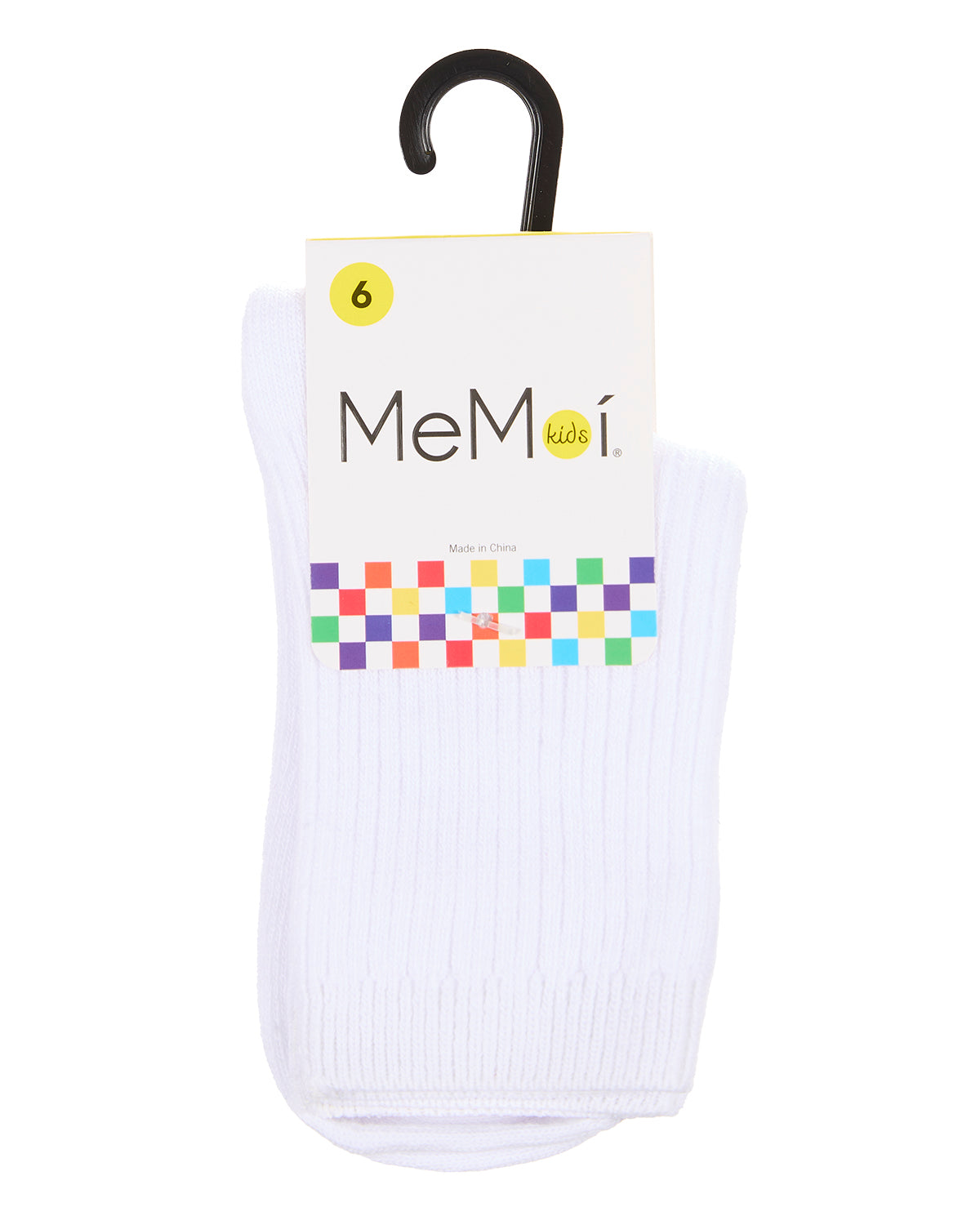 Kids Unisex Ribbed Cotton Rich Crew Socks