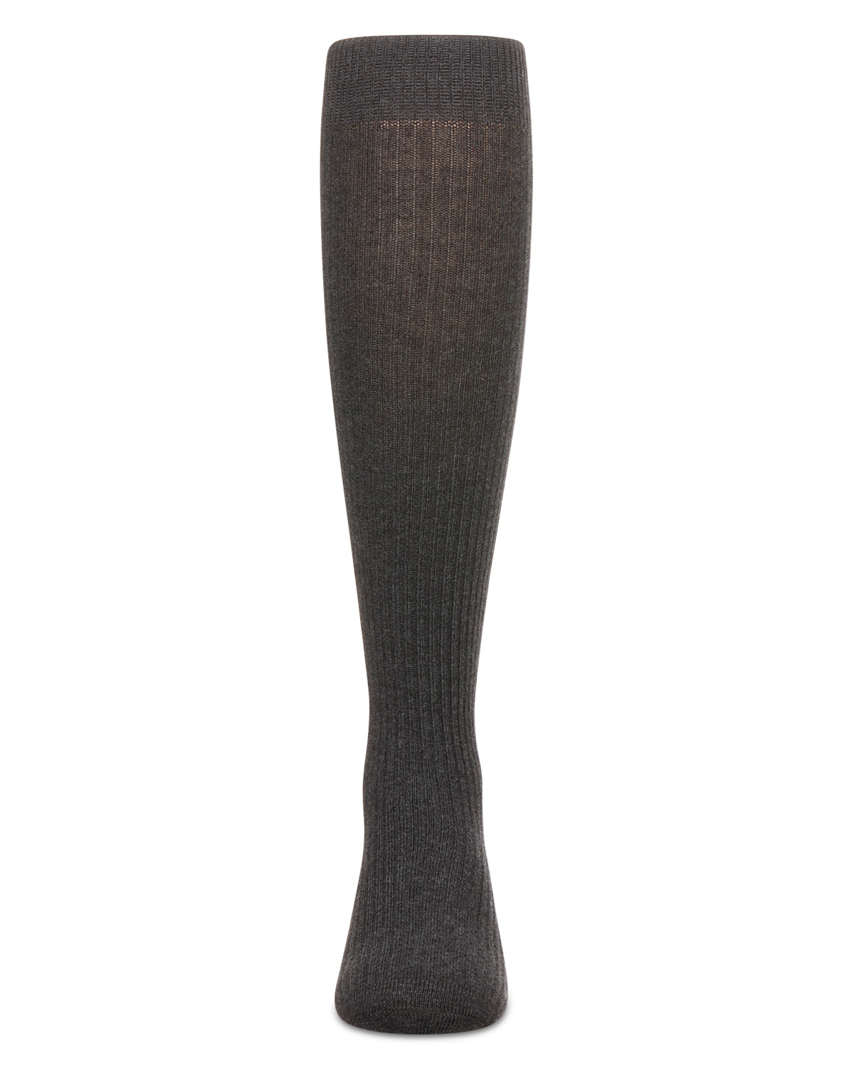 Thin Ribbed Girls Cotton Blend Knee High Sock