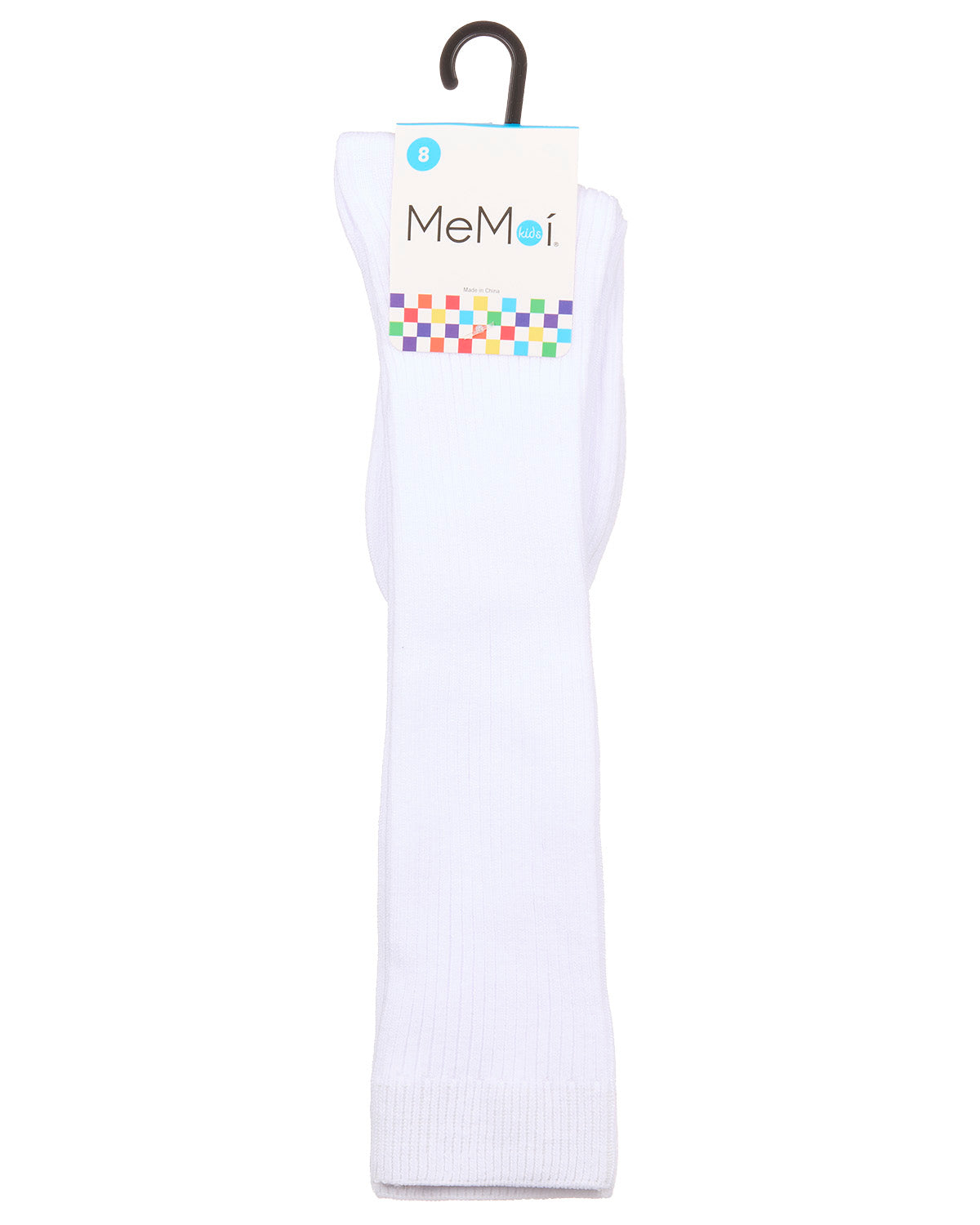 Thin Ribbed Girls Cotton Blend Knee High Sock