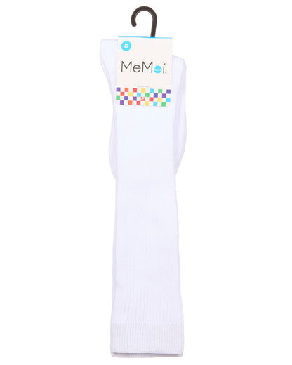 Thin Ribbed Girls Cotton Blend Knee High Sock