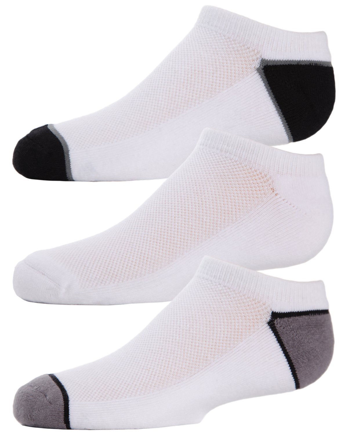 Unisex Kids No Show Sport Ankle Socks 3 Pack
