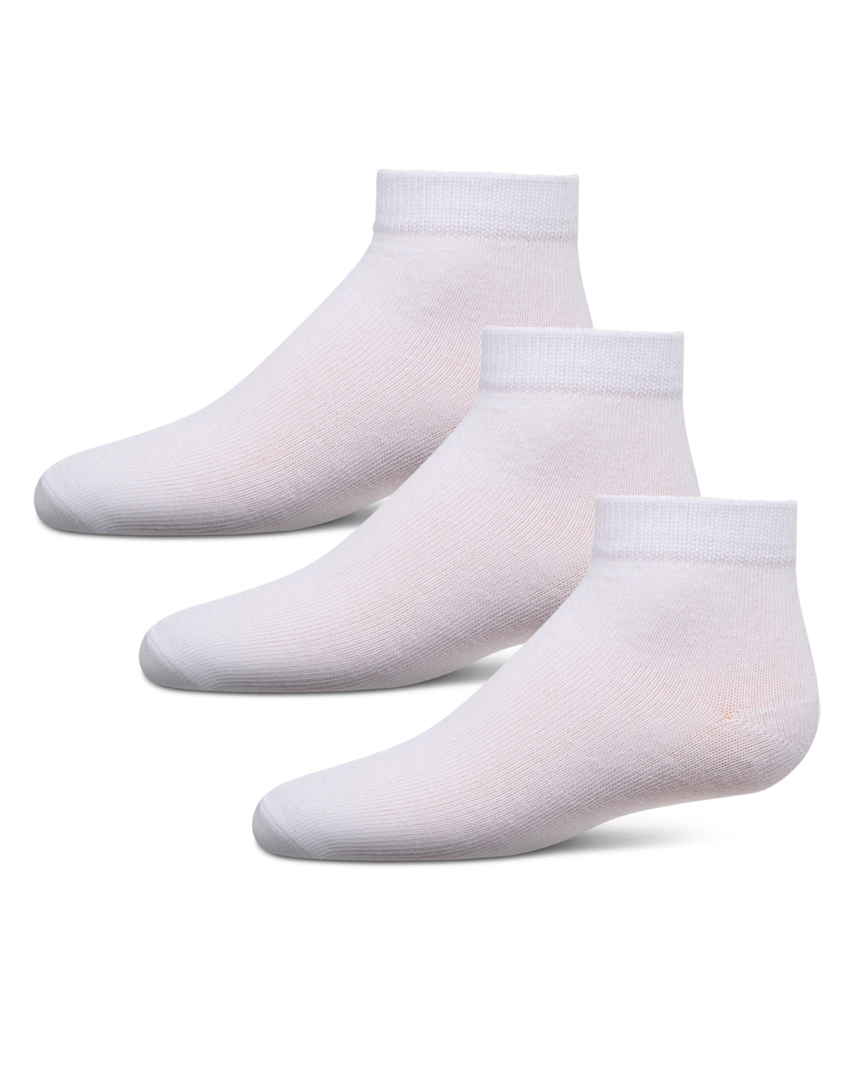 Unisex Cotton Blend Mid-Cut Socks 3-Pack