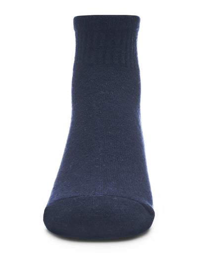 Kids' 3 Pair Pack Mid Cut Cotton Blend Socks