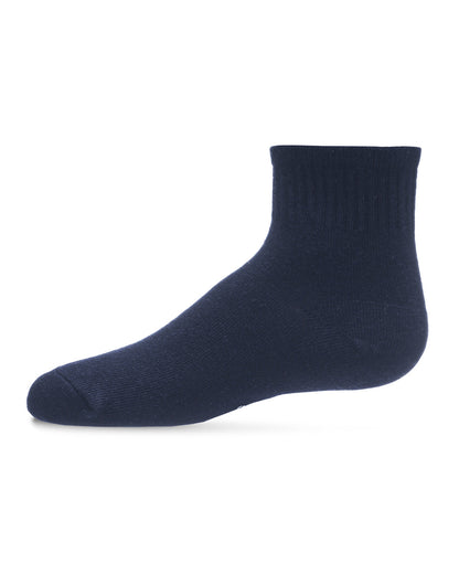 Kids' 3 Pair Pack Mid Cut Cotton Blend Socks