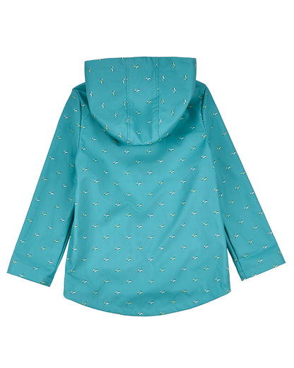 Boys "On The Move" Lined Raincoat with Attached Self-Storage Pouch