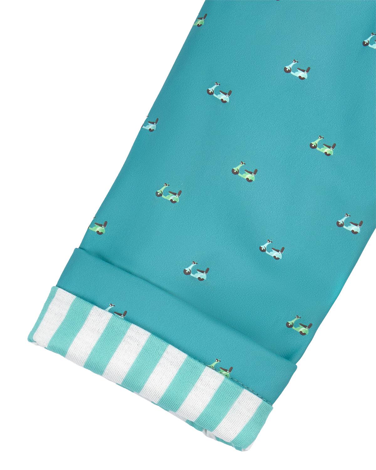 Boys "On The Move" Lined Raincoat with Attached Self-Storage Pouch