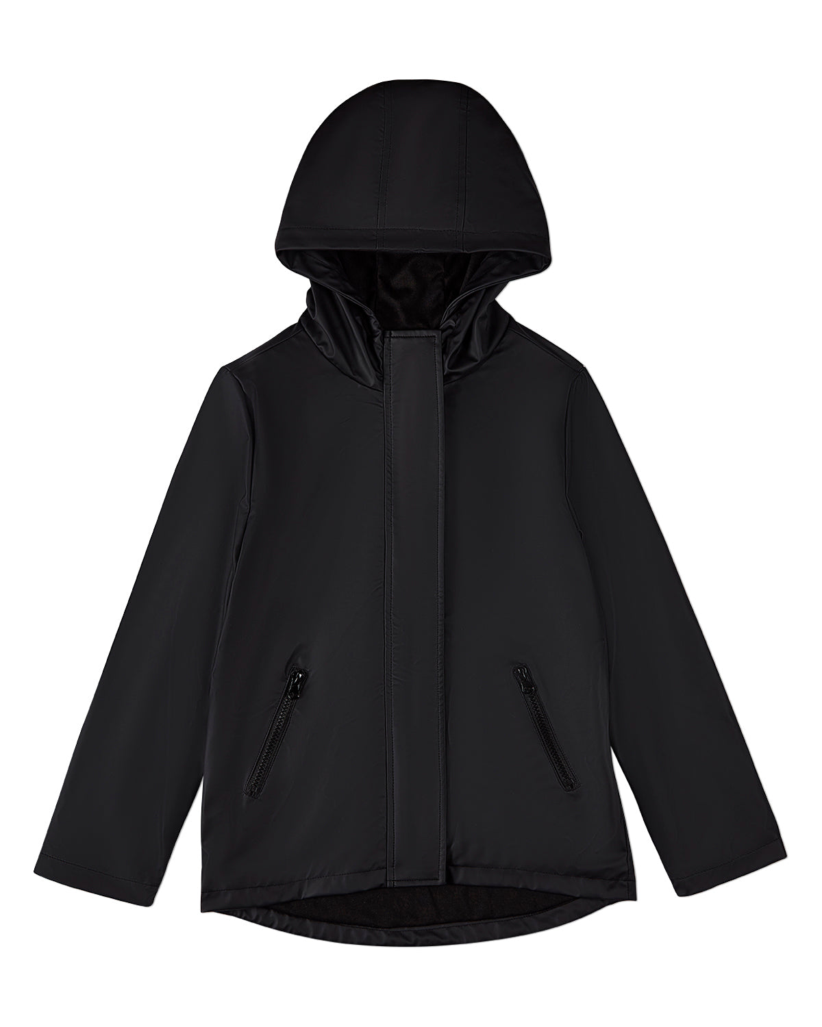 Teens Unisex Classic Hooded Lined Raincoat with Included Carry Pouch