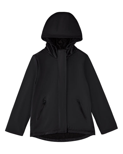 Teens Unisex Classic Hooded Lined Raincoat with Included Carry Pouch
