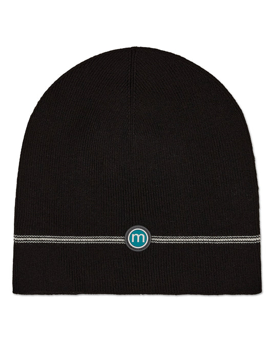 Girls Cozy Knit-In Bow Rayon-Blend Beanie