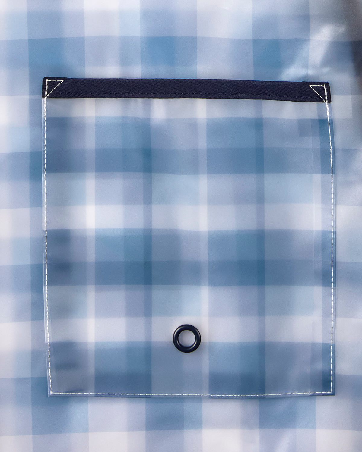 Kids "Checkmate" Checkered Raincoat with Self-Storage Pouch