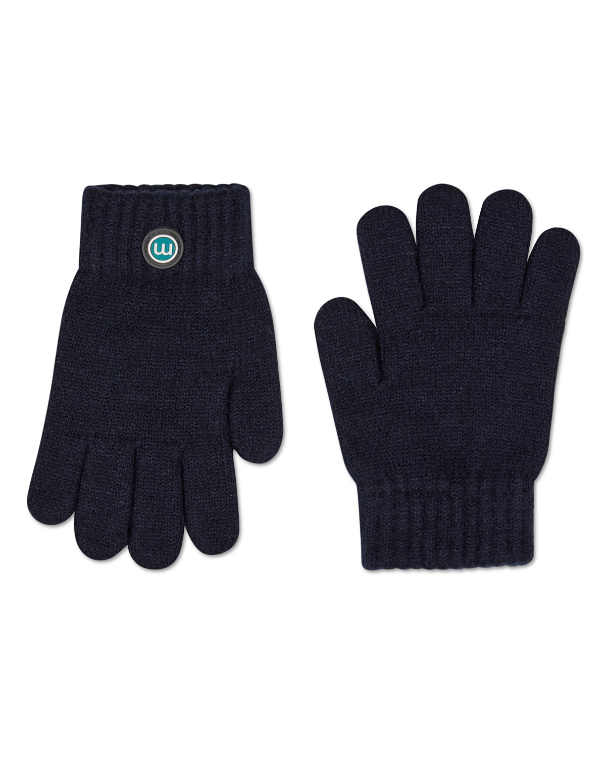 Kids Cozy Basic Rayon-Blend Knit Gloves