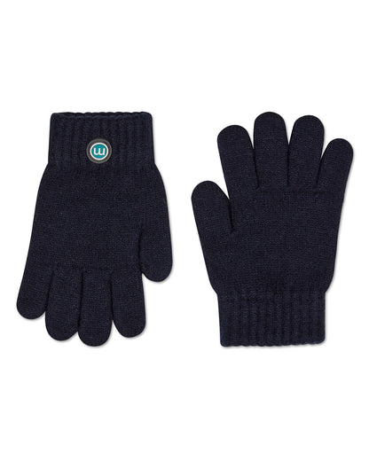 Kids Cozy Basic Rayon-Blend Knit Gloves