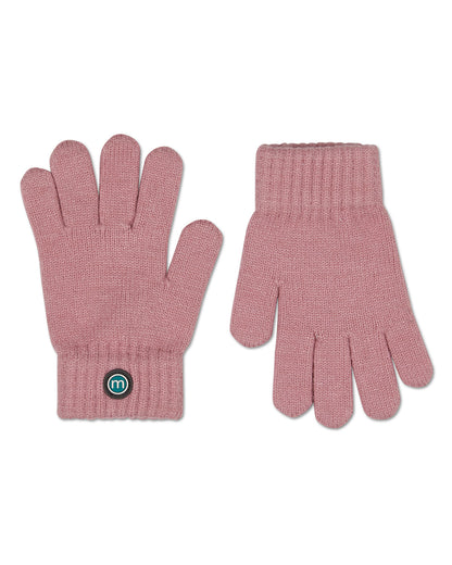 Kids Cozy Basic Rayon-Blend Knit Gloves