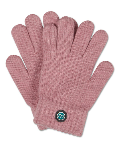 Kids Cozy Basic Rayon-Blend Knit Gloves