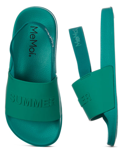 Kids Summer-Themed EVA-Cushioned Slip-On Slide Sandals