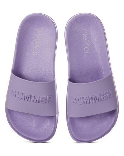 Kids Summer-Themed EVA-Cushioned Slip-On Slide Sandals