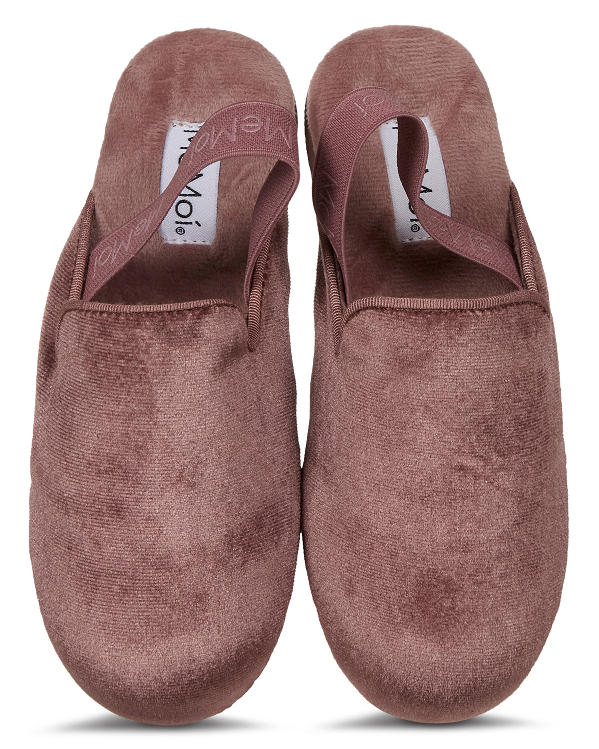 Kids Velvet Sling Back Slippers
